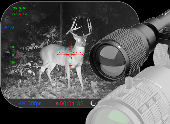 Commander NV400 Eagle 2-26X50 4K Digital Day/Night Vision Commander NV400 Eagle 2-26X50 4K Digital Day/Night Vision