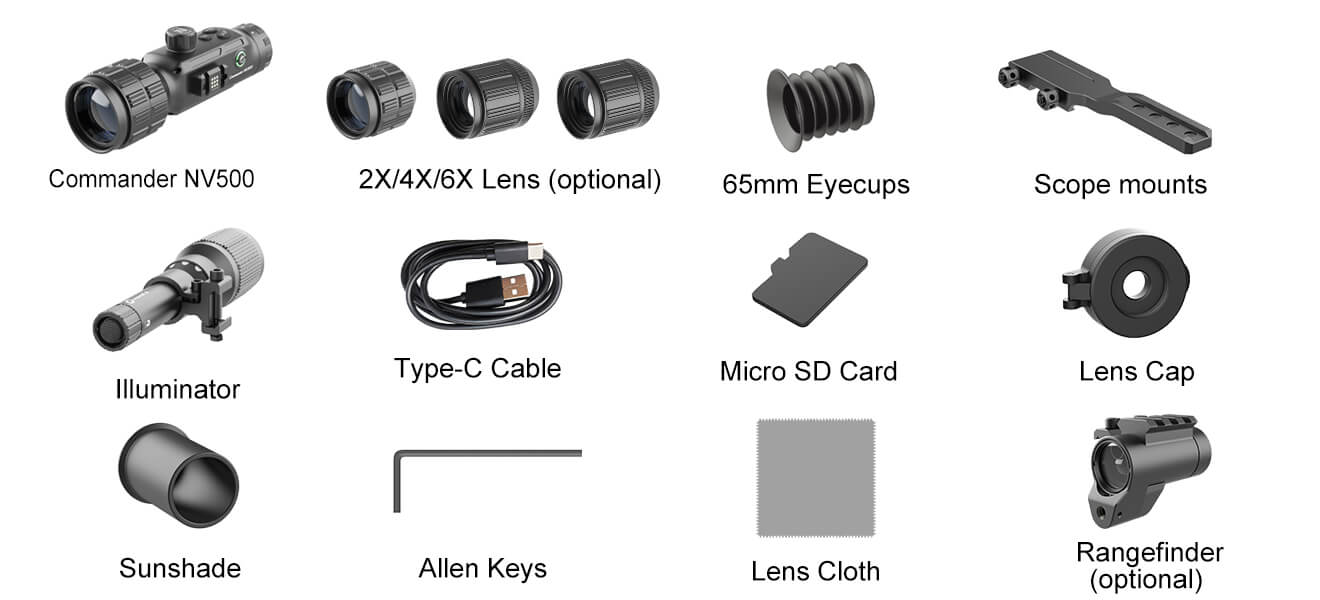 What's in the Commander NV500 Box